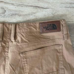 Tan athletic khaki pants